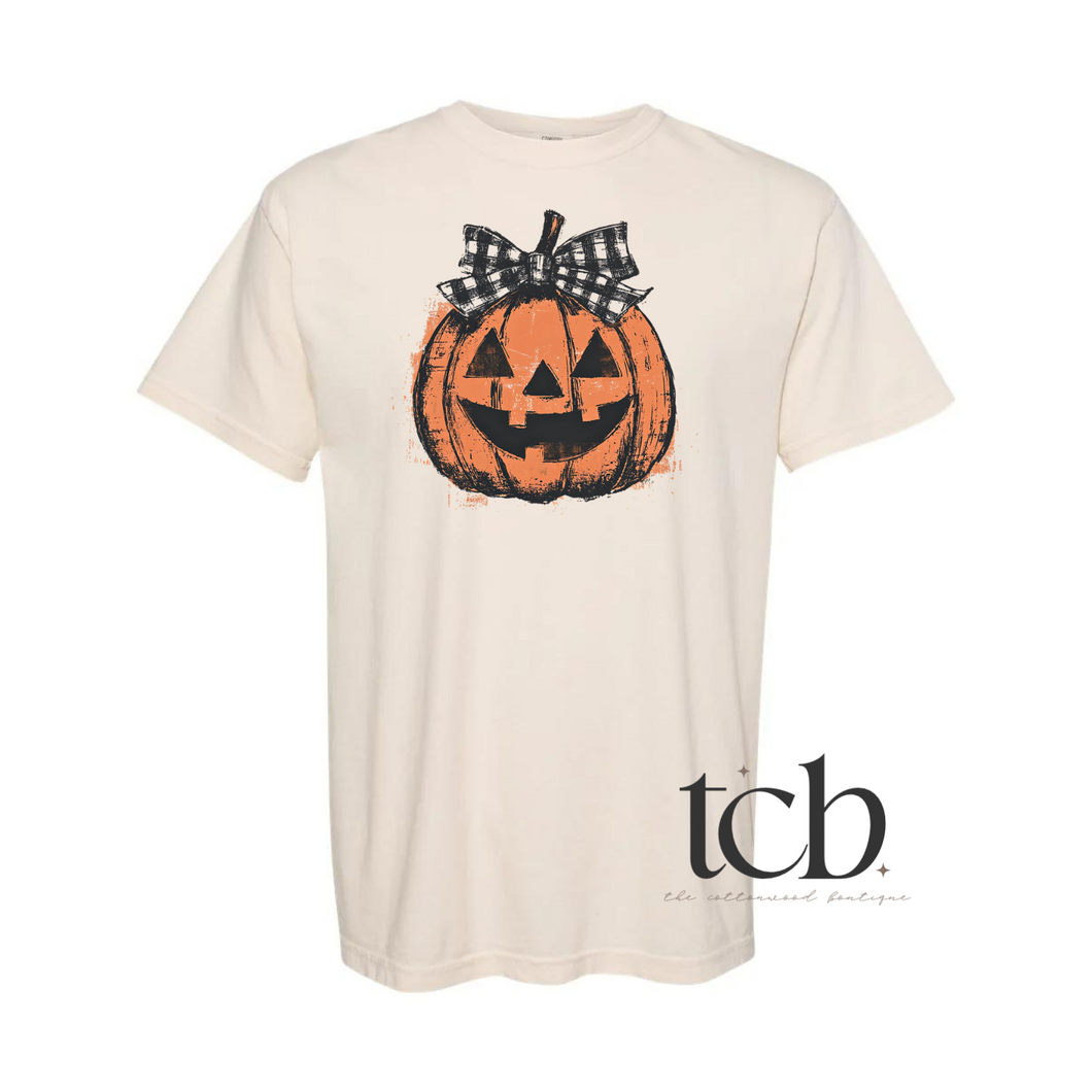 Plaid Jack-O-Lantern