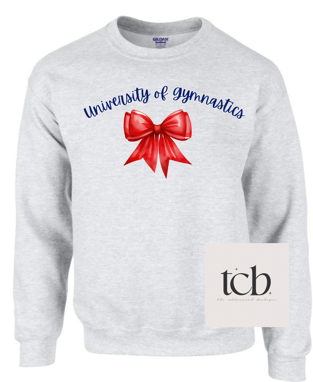 UG - Red/Navy Bow Sweatshirt